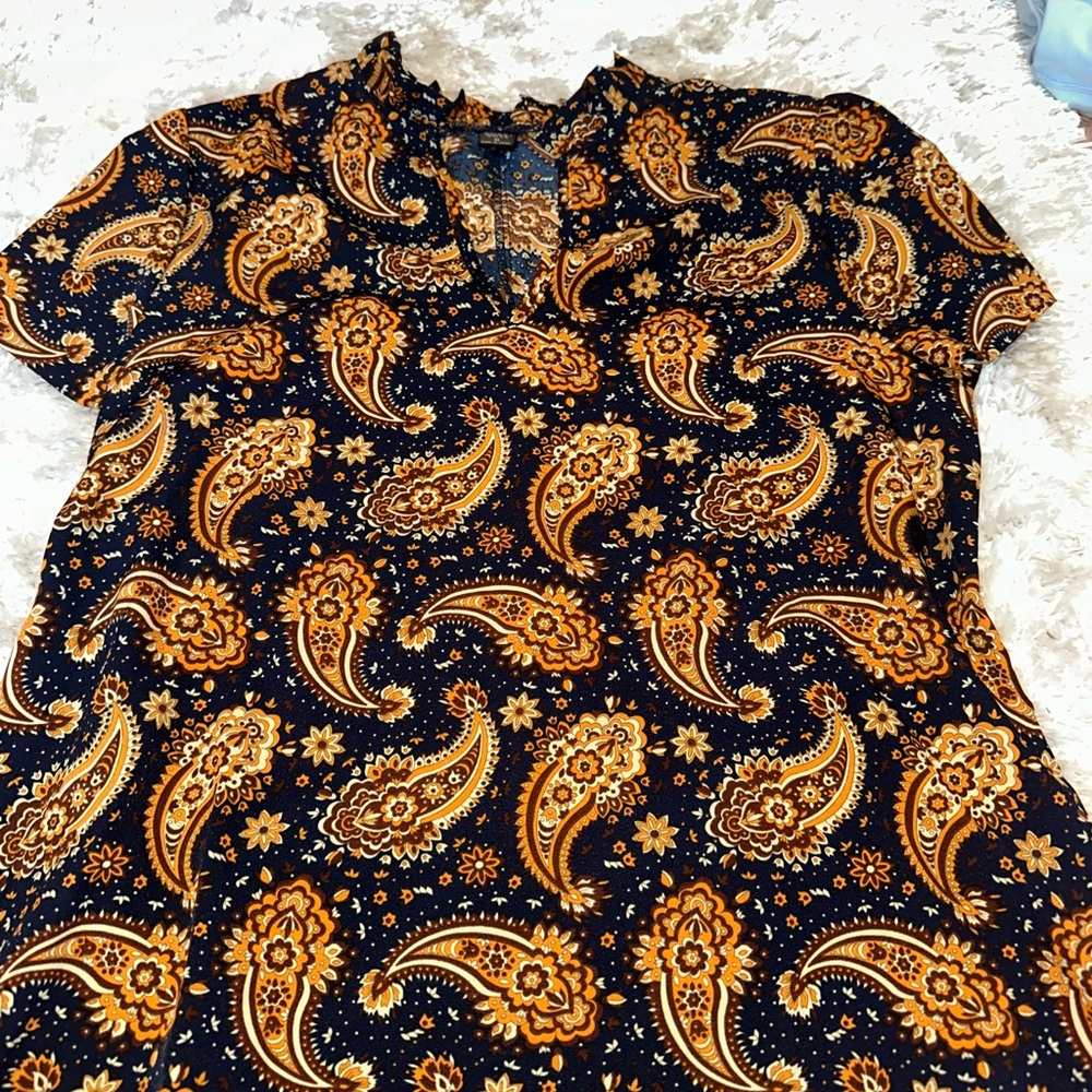 Paisley Print Women's Top